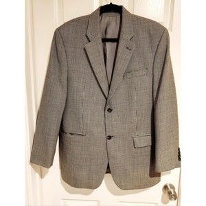 41R Mens RALPH LAUREN Brown HERRINGBONE WOOLMARK TWEED Blazer Jacket Sportcoat